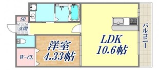 CoLaBo神戸駅前の物件間取画像